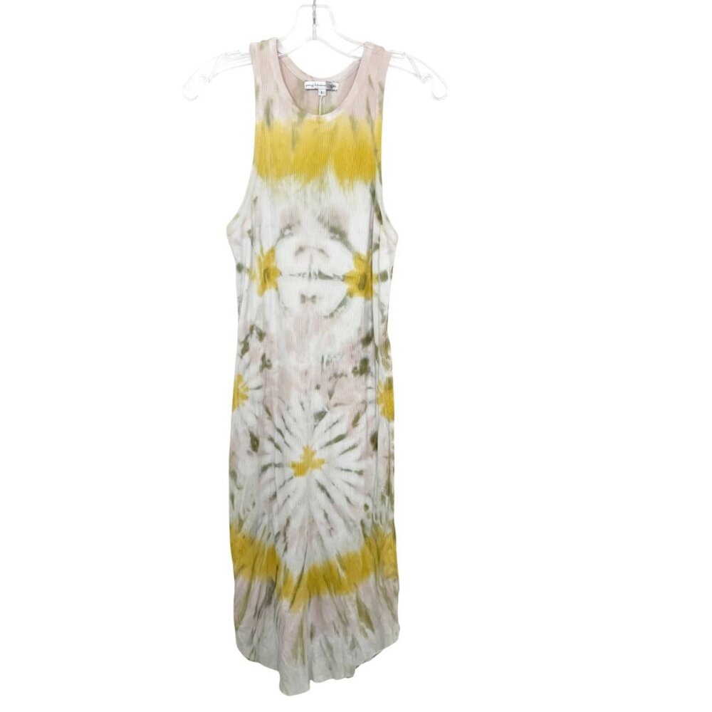 Young Fabulous & Broke Robbie Tie-Dye Tank Dress Ribbed Midi - Size‎ Large
